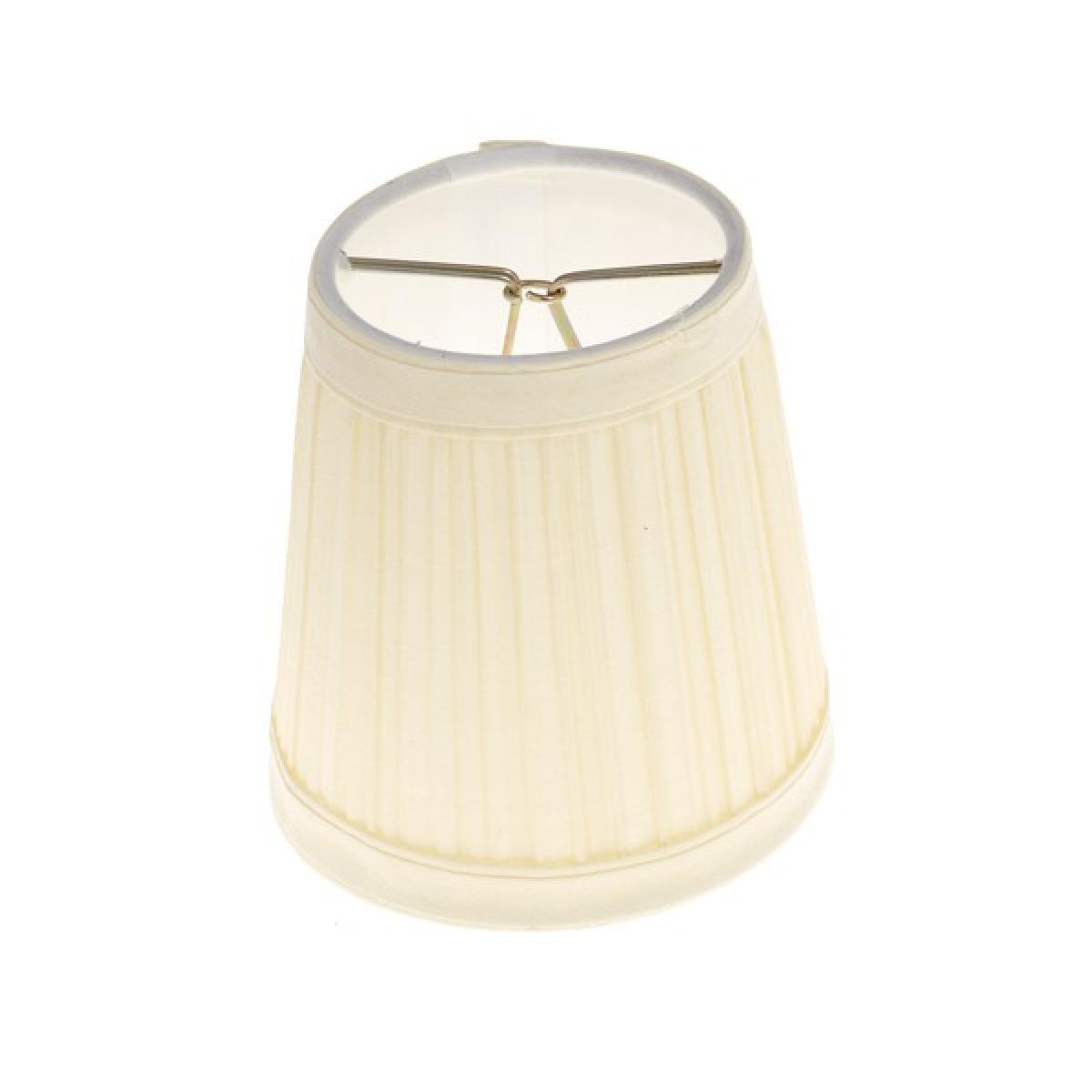 90-1273 BEIGE PLEATED CLIP-ON SHADE