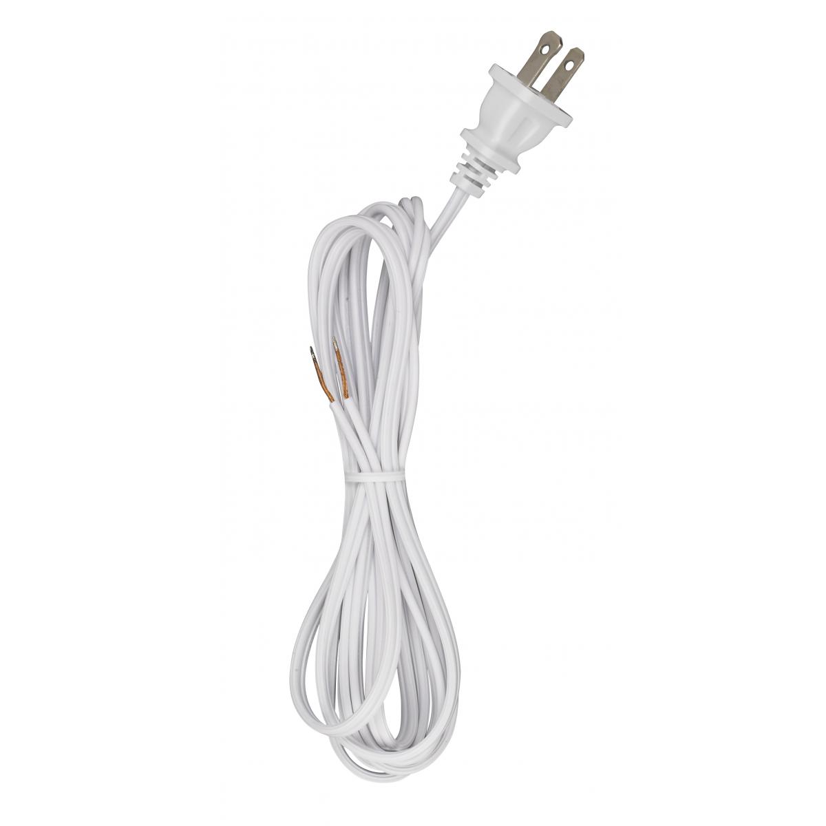 90-1523 8' WHITE CORD SET SPT-1