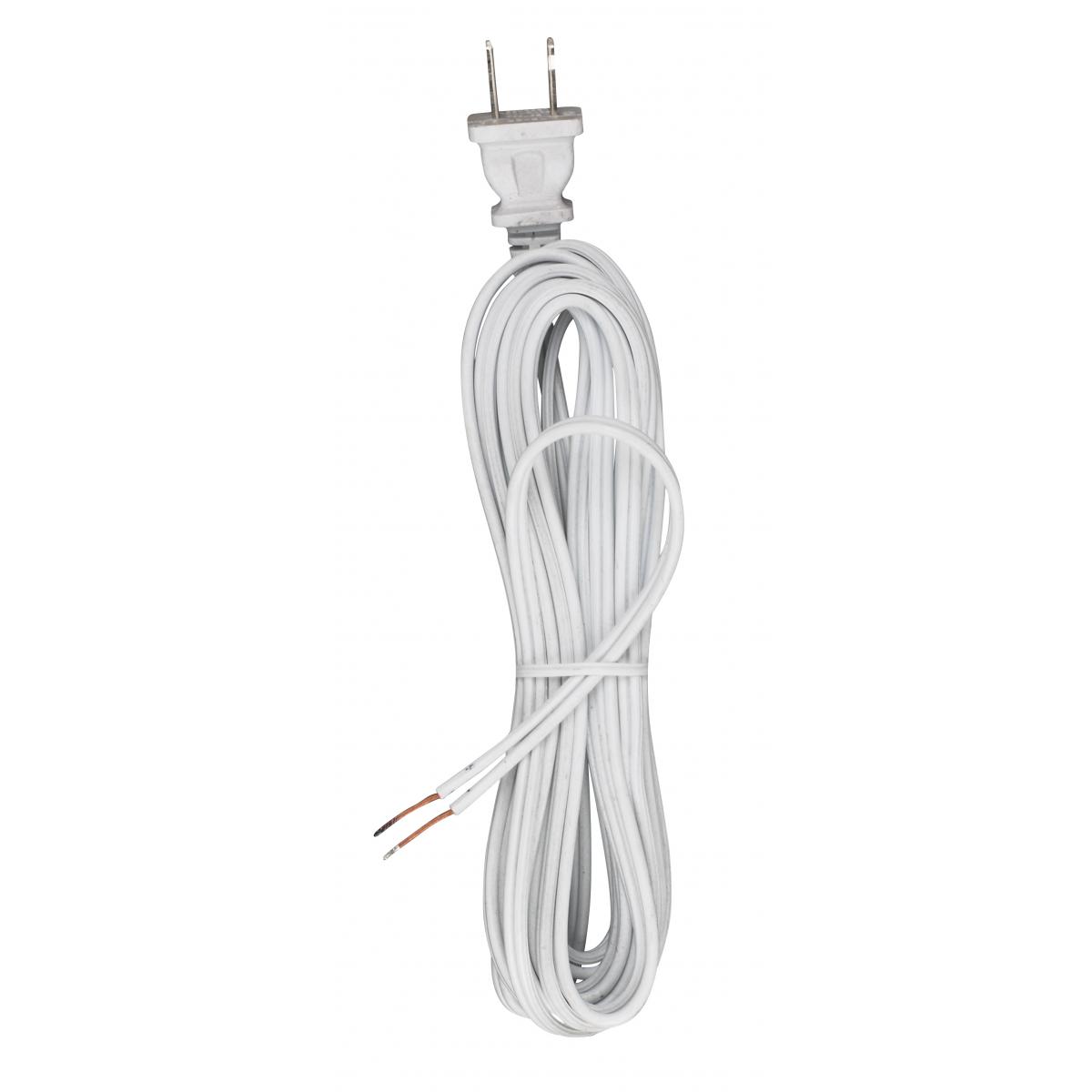 90-1528 15' WHITE CORD SET SPT-1