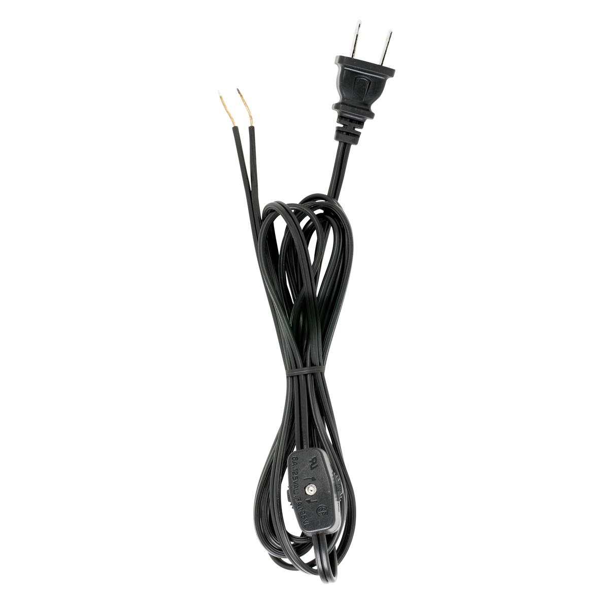 90-1583 8' BLACK CORD SET W SWITCH SPT