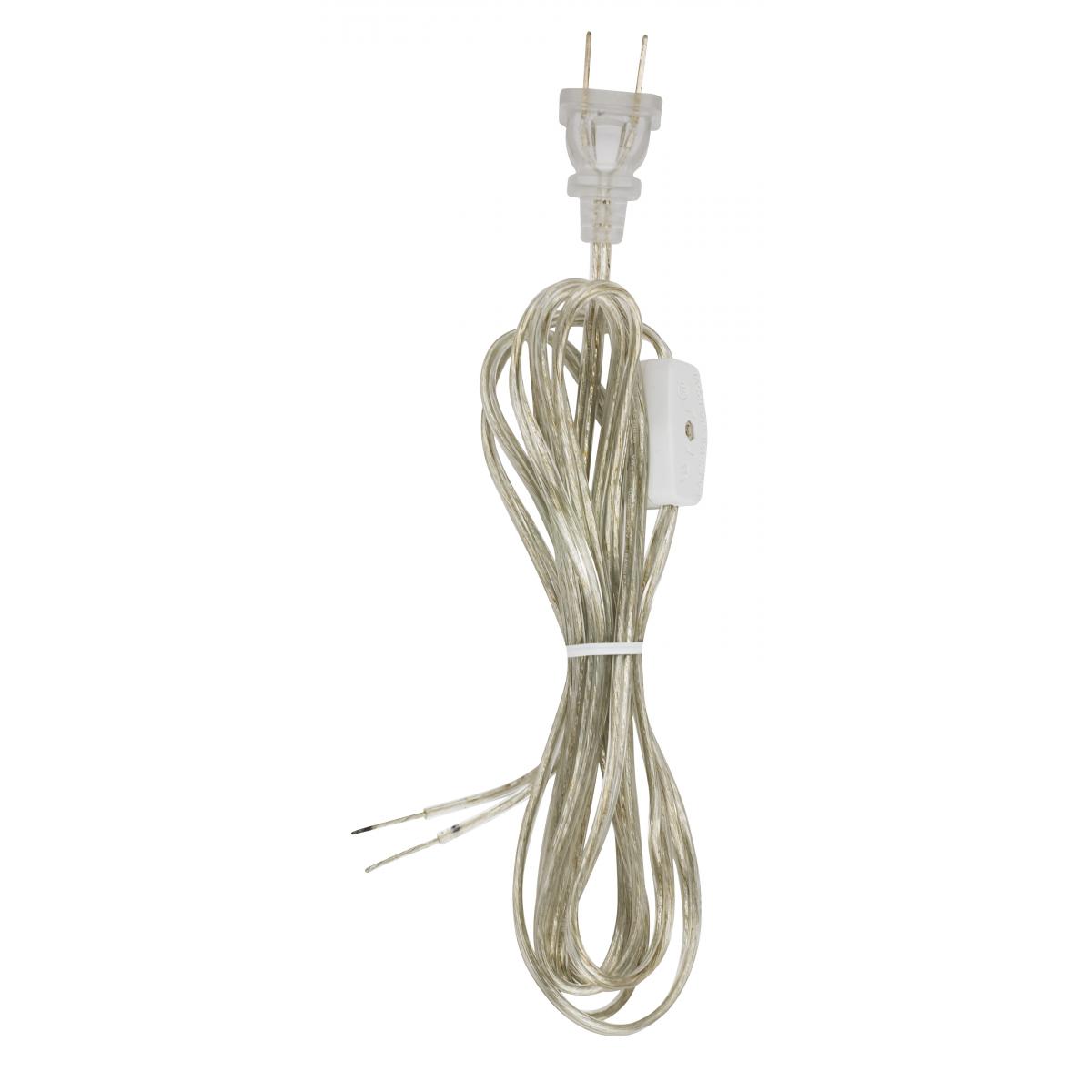 90-1585 8 FT. 18/2 SPT-1 CLEAR SILVER