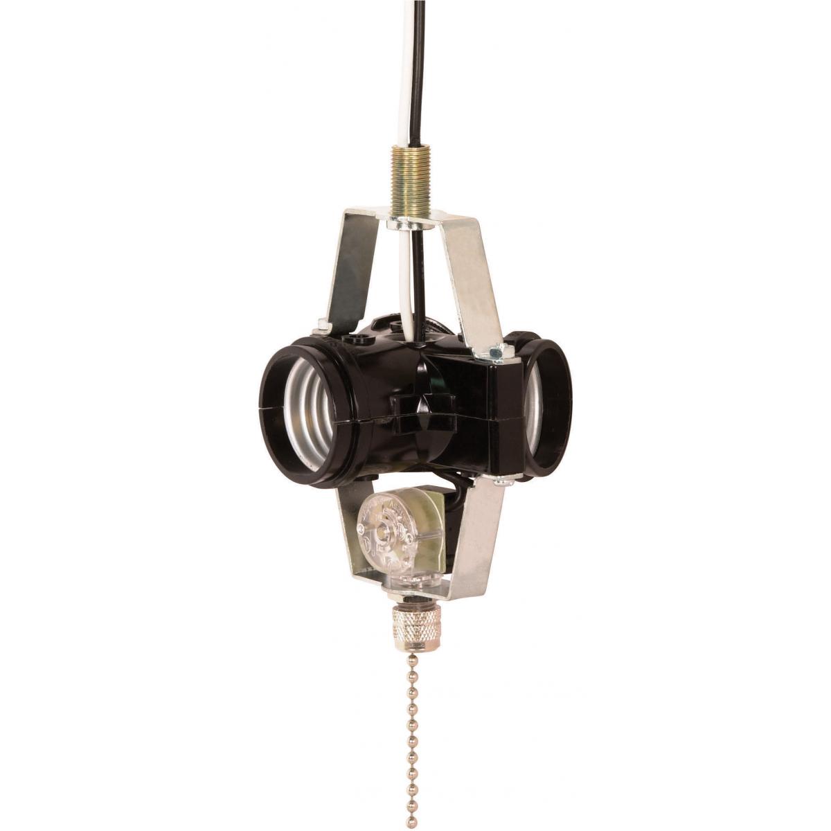 90-1587 3 LIGHT CLUSTER W/PULL CHAIN