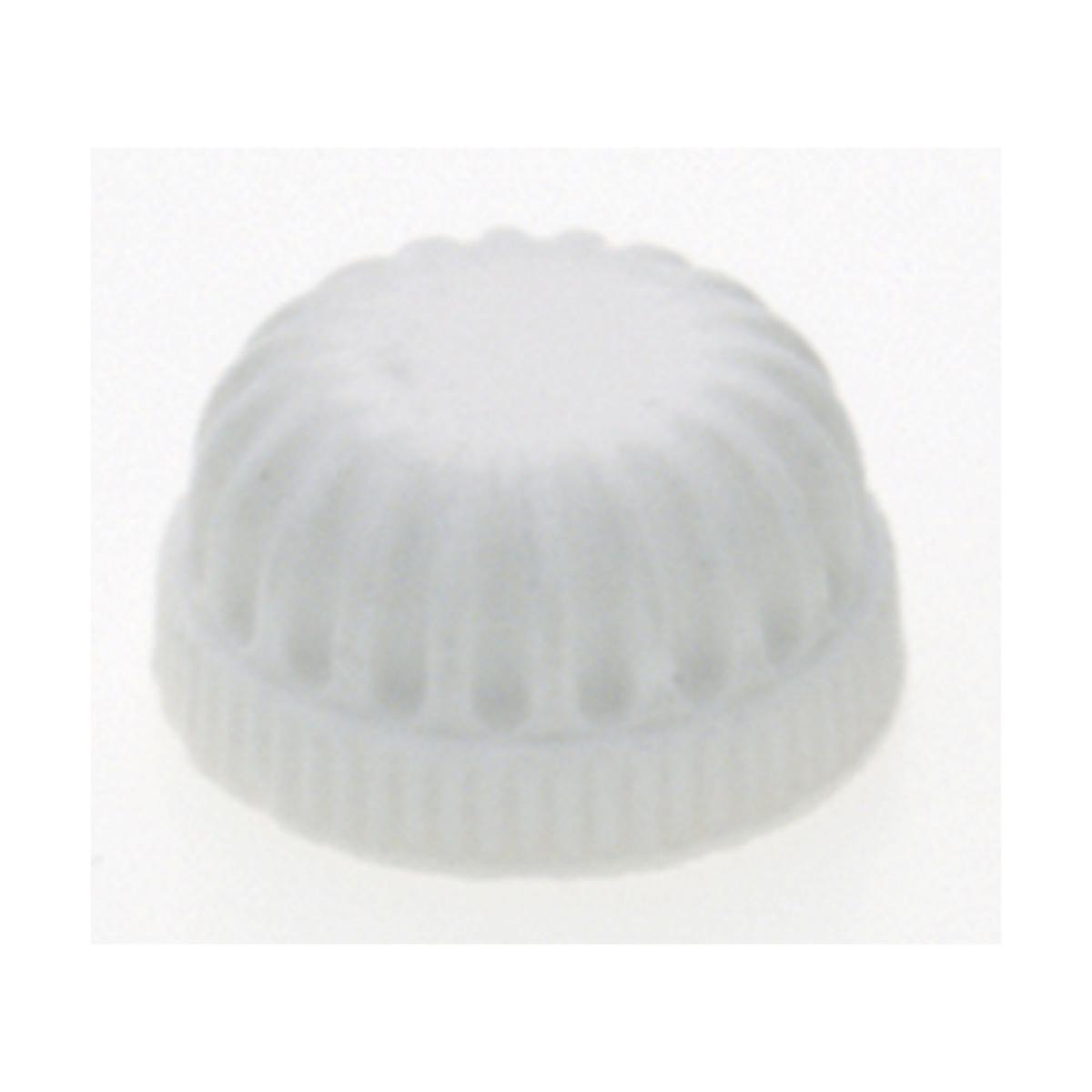 90-167 1/8 PLASTIC KNOB WHITE