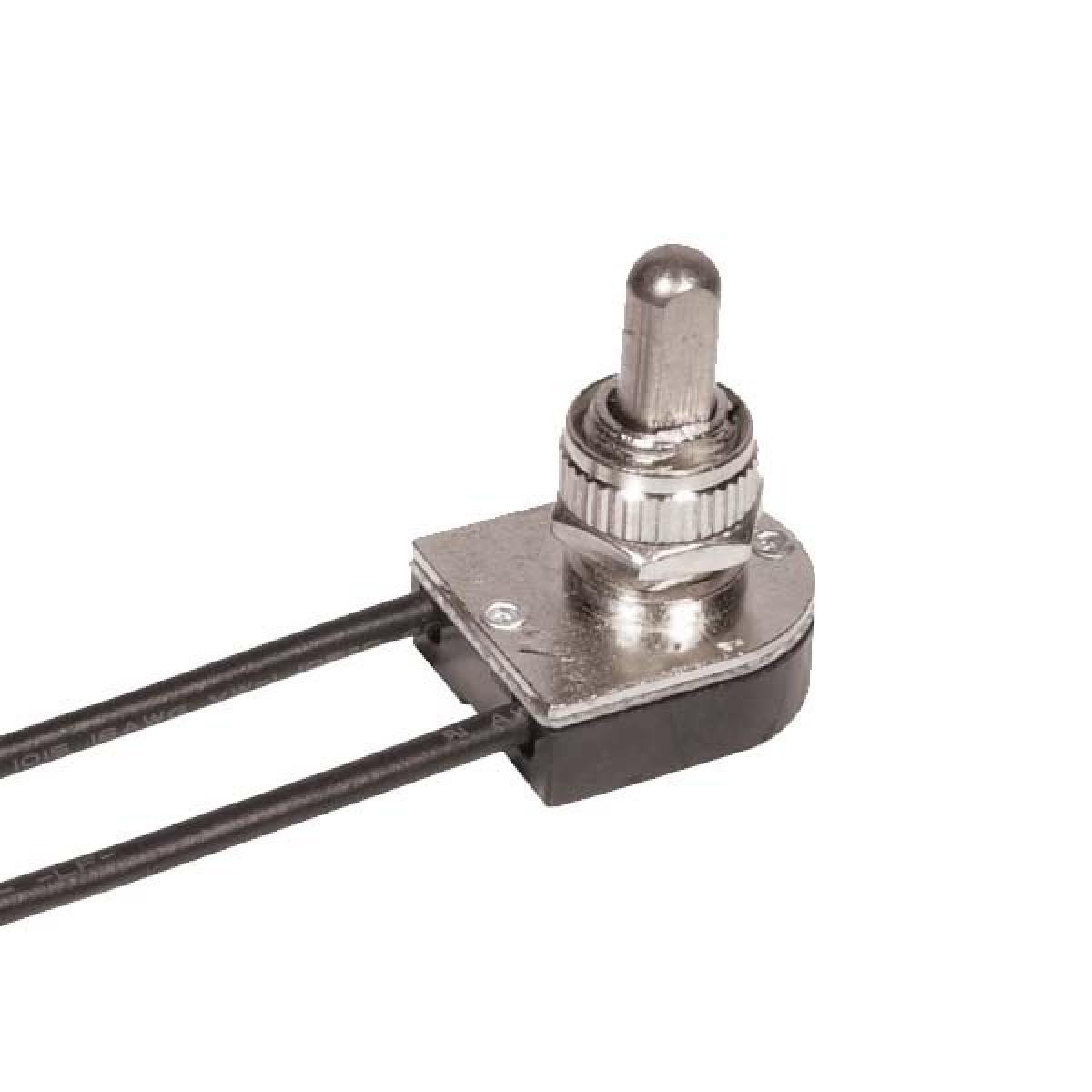 90-1676 ON/OFF PUSH SWITCH NKL FINISH