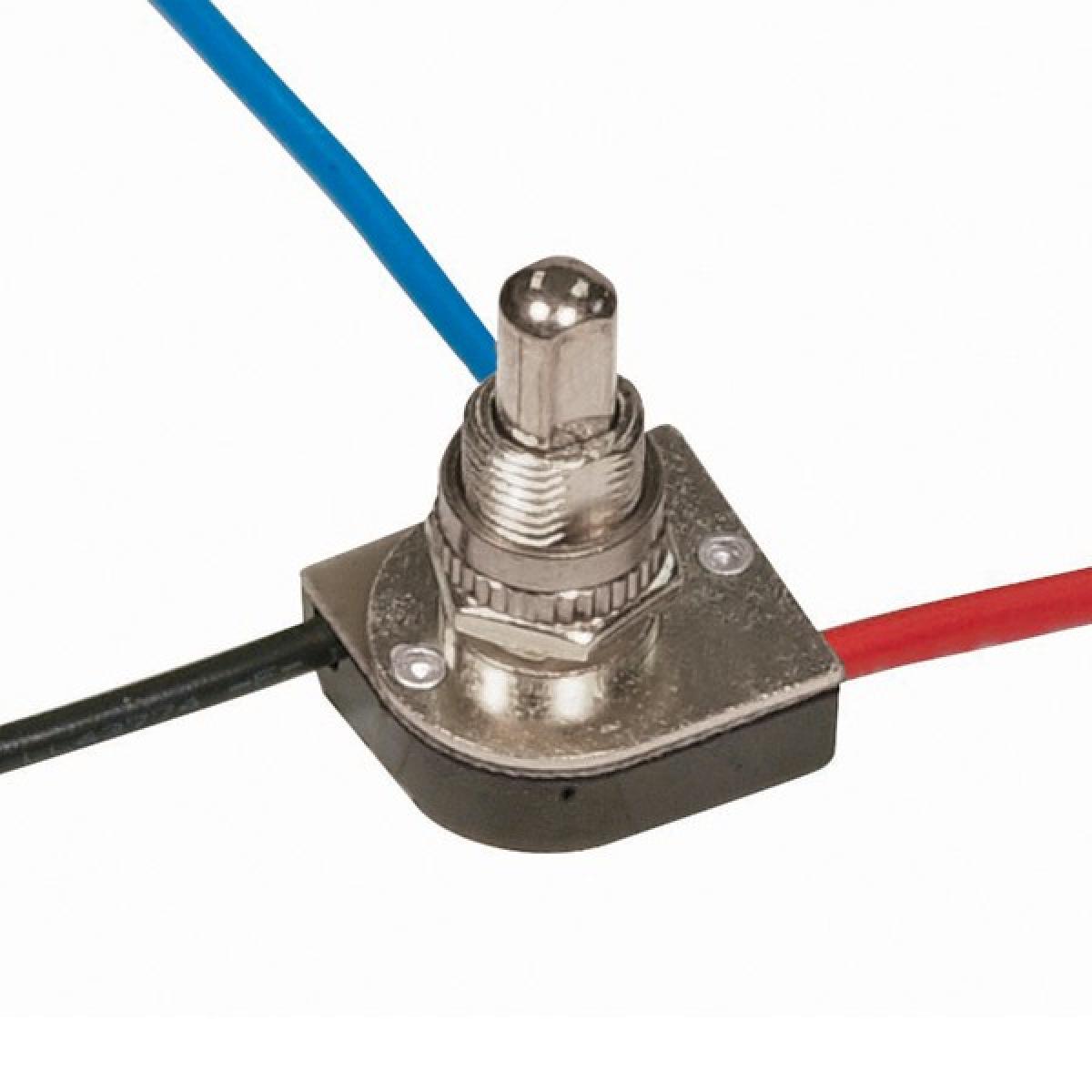 90-1679 3 WAY PUSH SWITCH NKL FINISH