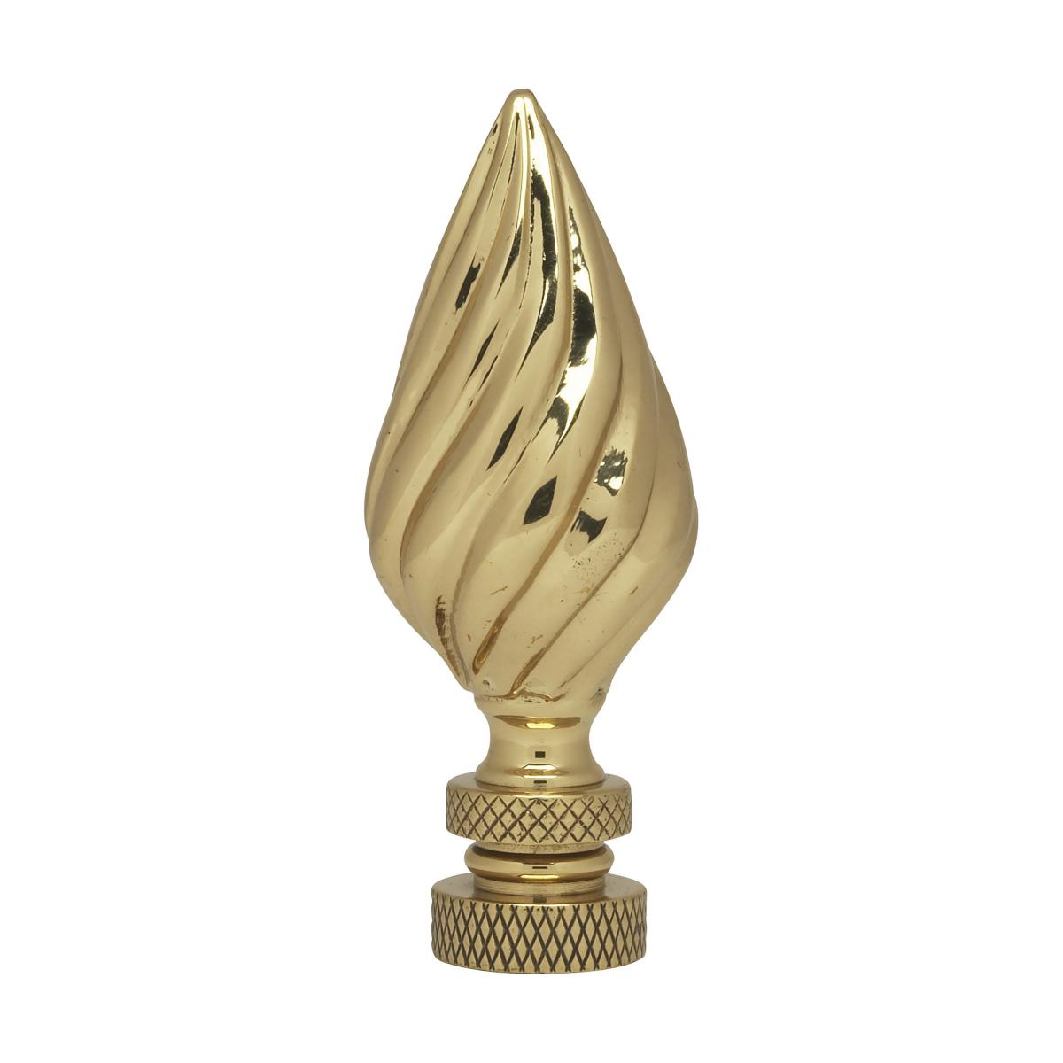 90-1744 PF9035 FLAME RIBBED BRASS FIN