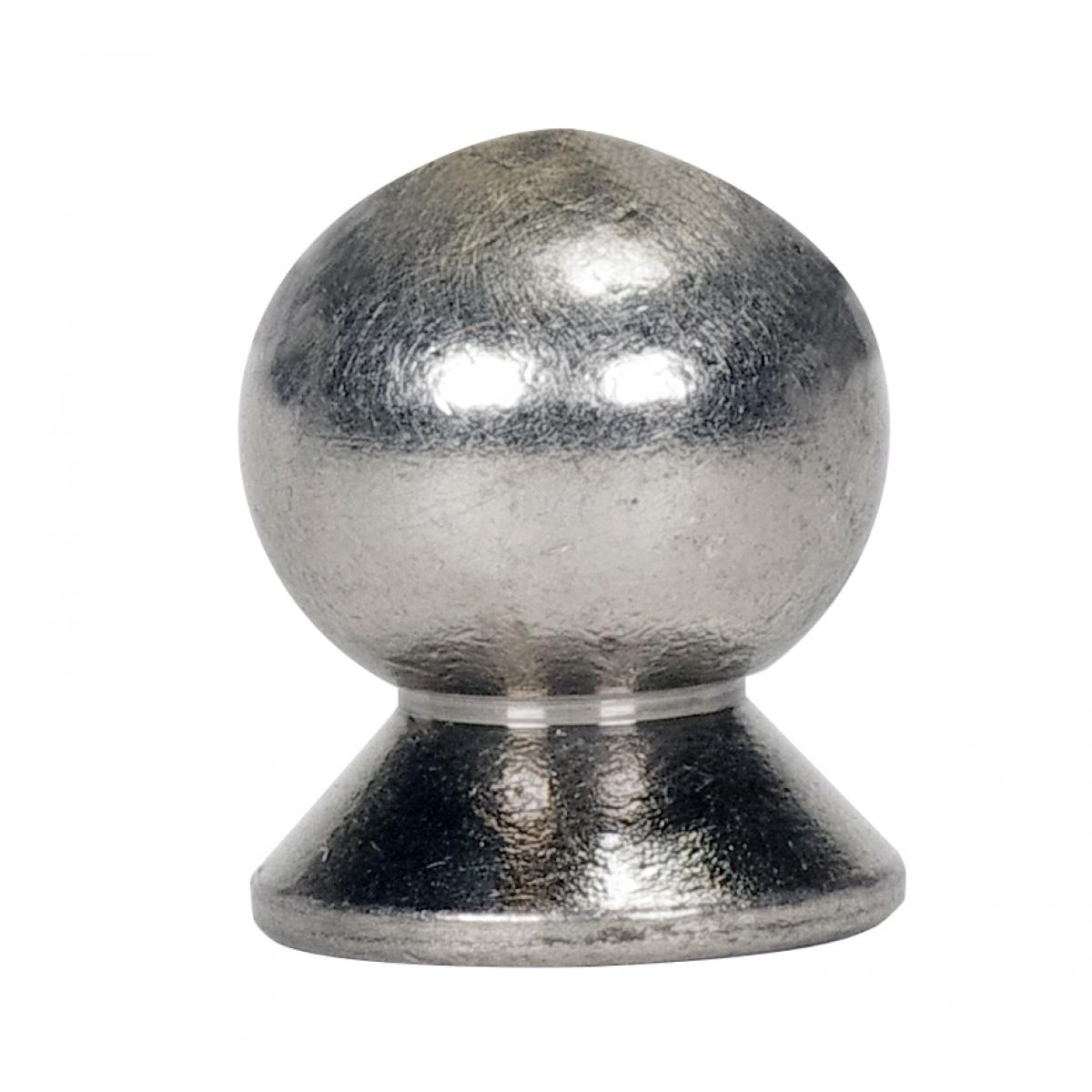 90-1876 8/32 PEAR KNOB BRUSHED NICKEL