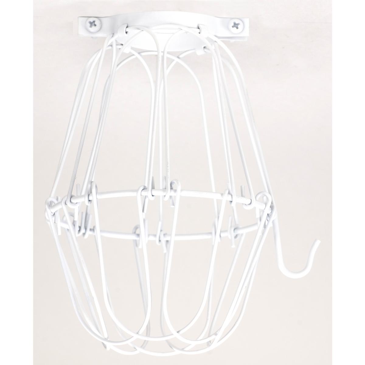 90-1917 BULB CAGE WHITE