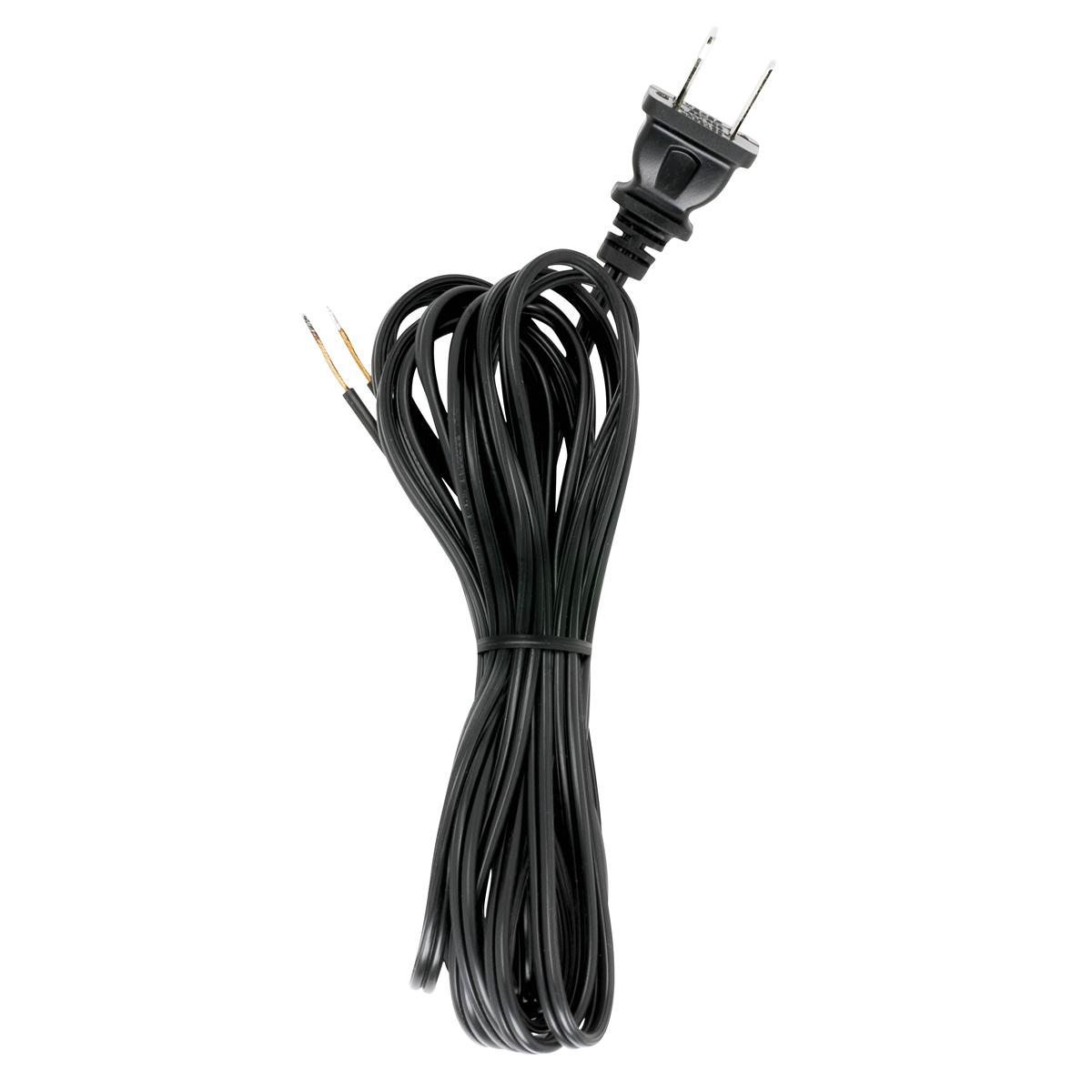 90-2034 12 FT BLK 18/2 SPT 1 CORD SET