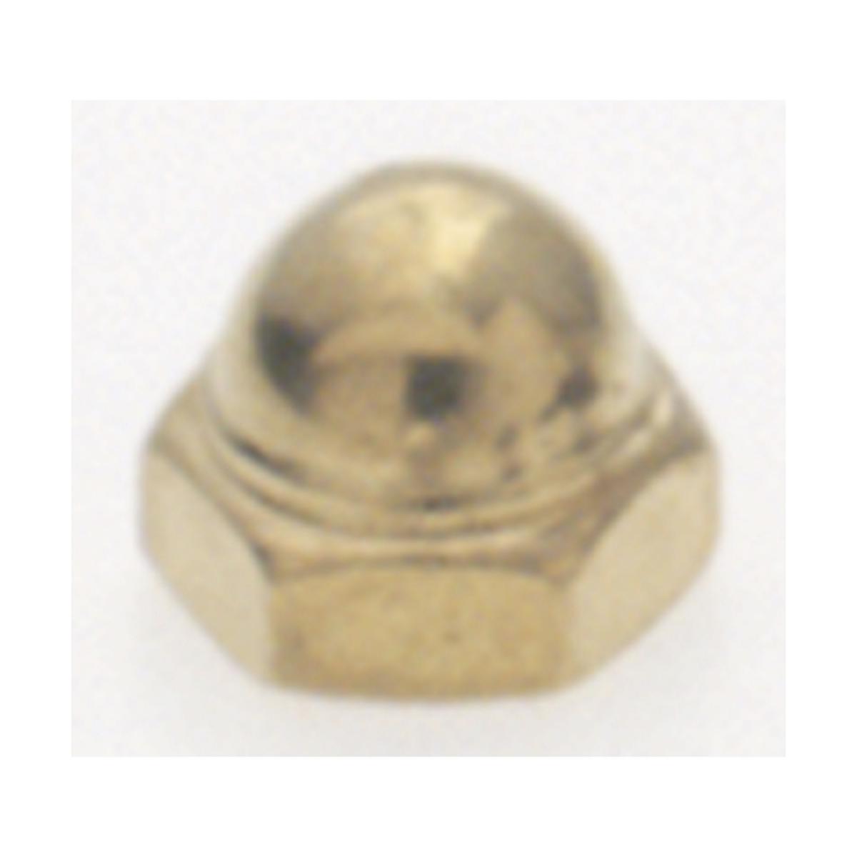 90-208 8/32 CAP NUT BRASS PLTD