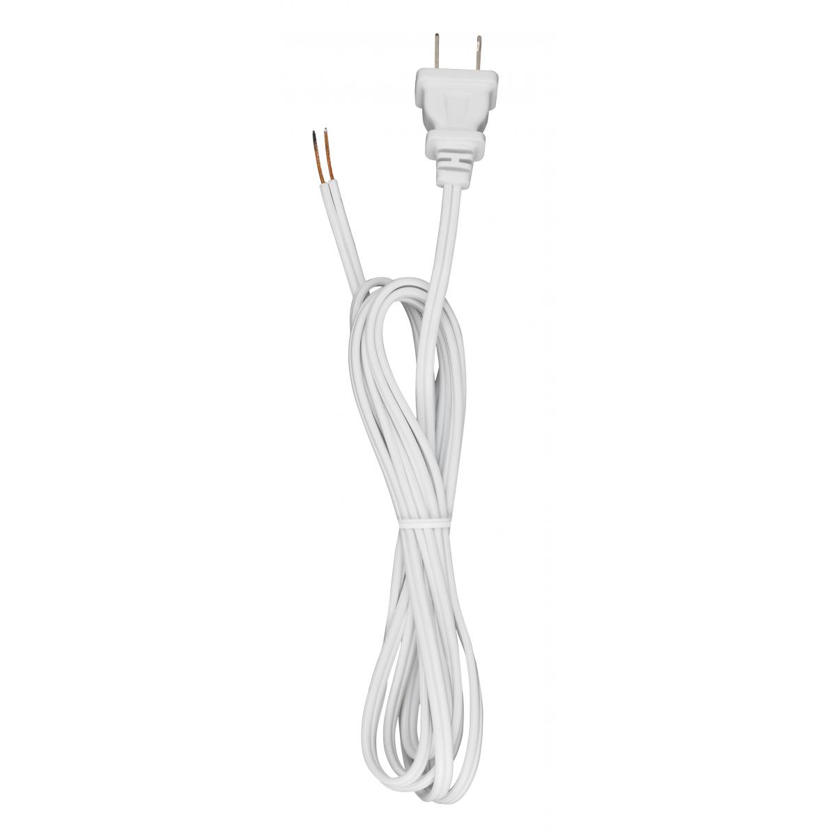 90-2417 7' 18/2 SPT-1 105 WHITE CORD