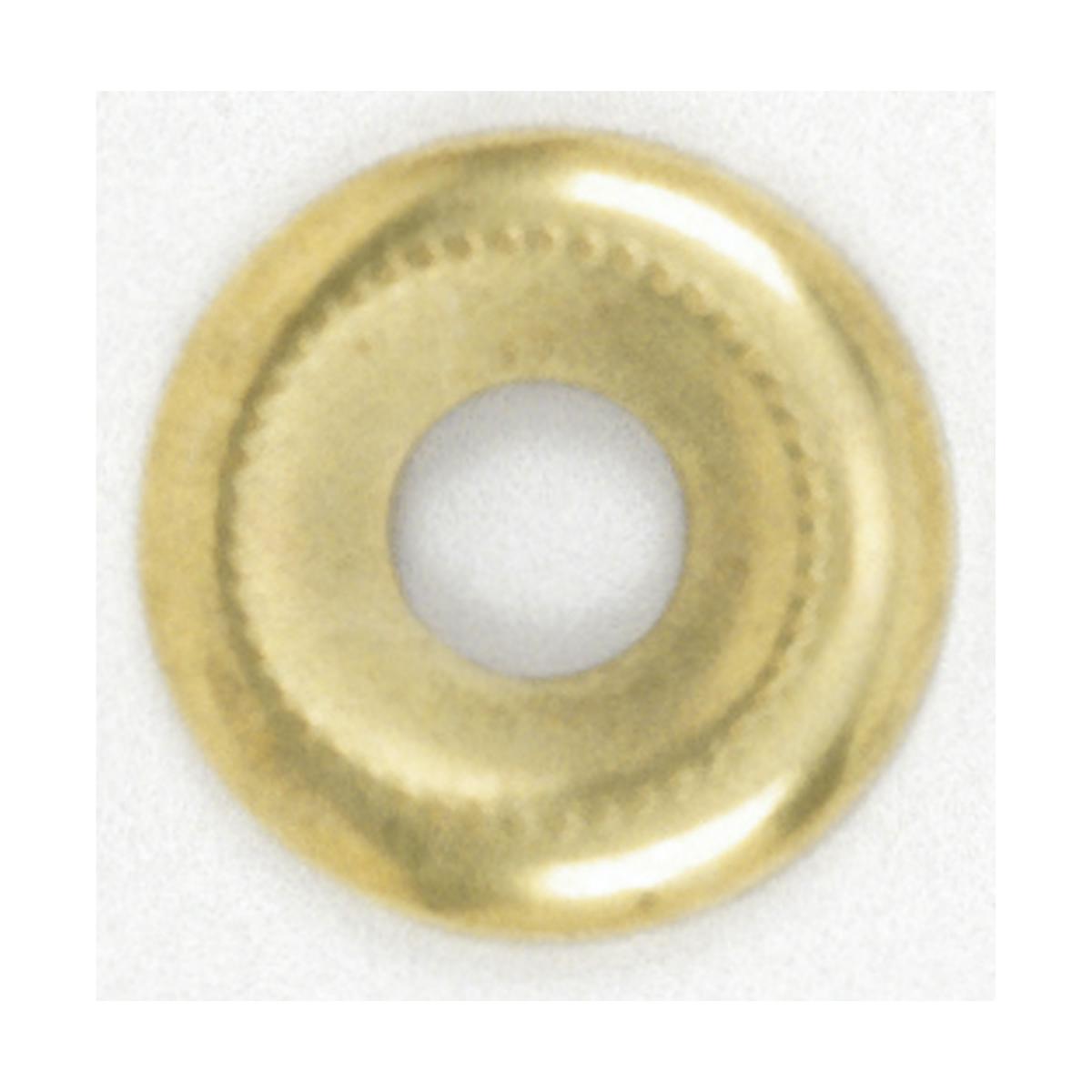 90-388 1 1/8 BEADED BRASS PLTD WASHER
