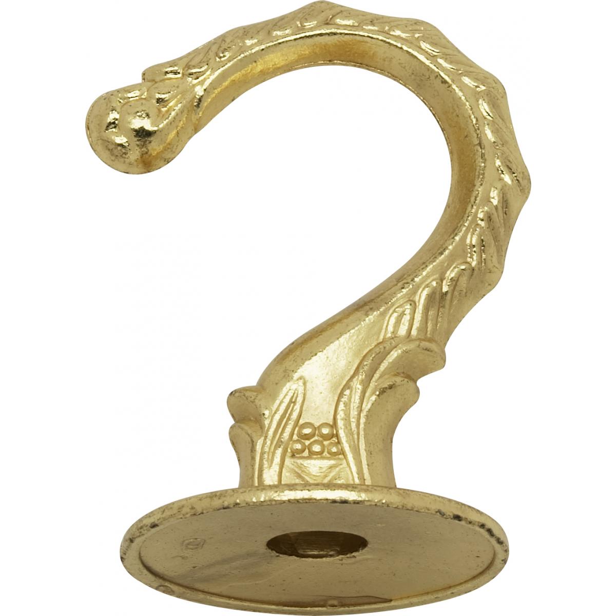 90-440 1 JUMBO BRASS FIN HOOK & HDWRE