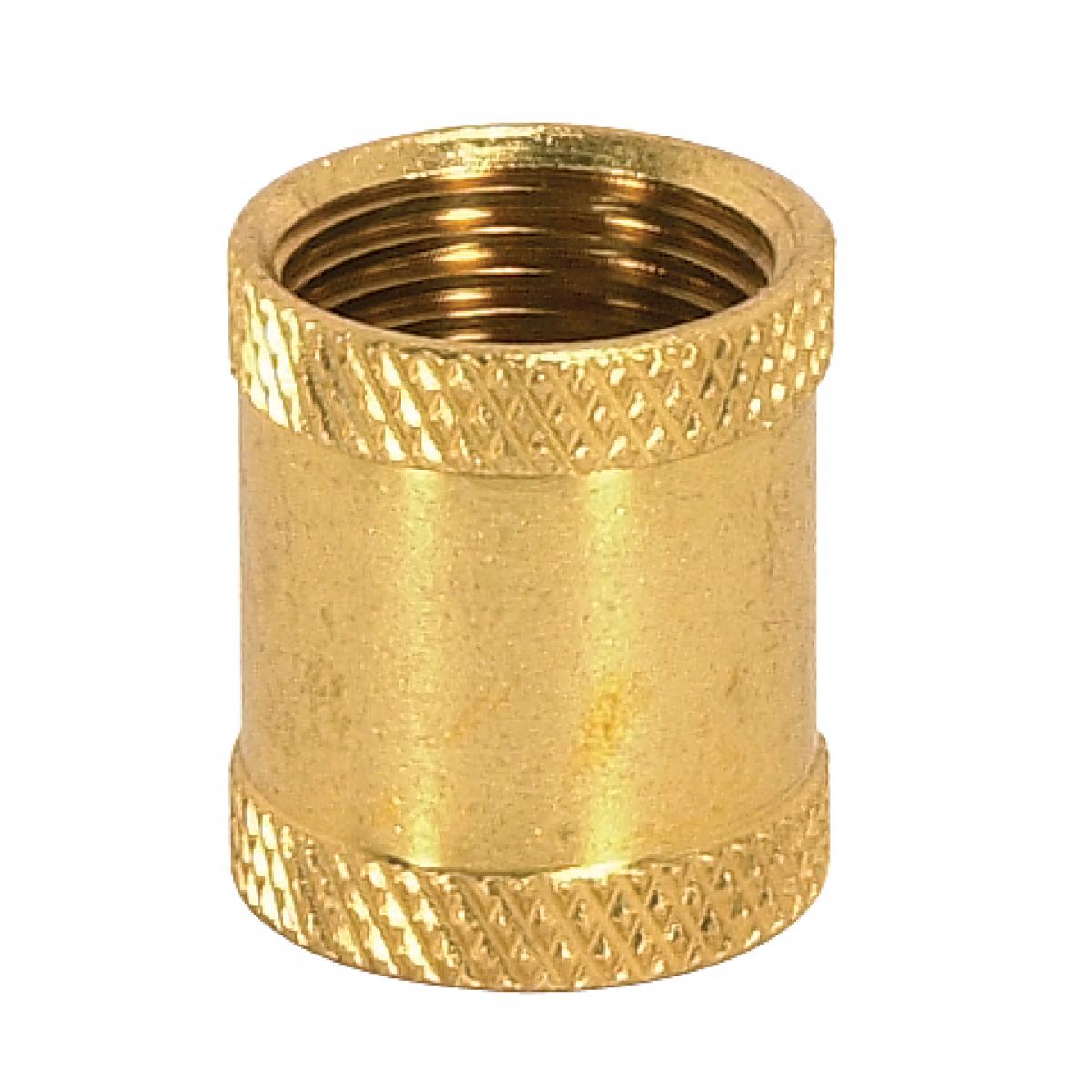 90-614 3/8 IP BRASS COUPLING B/L