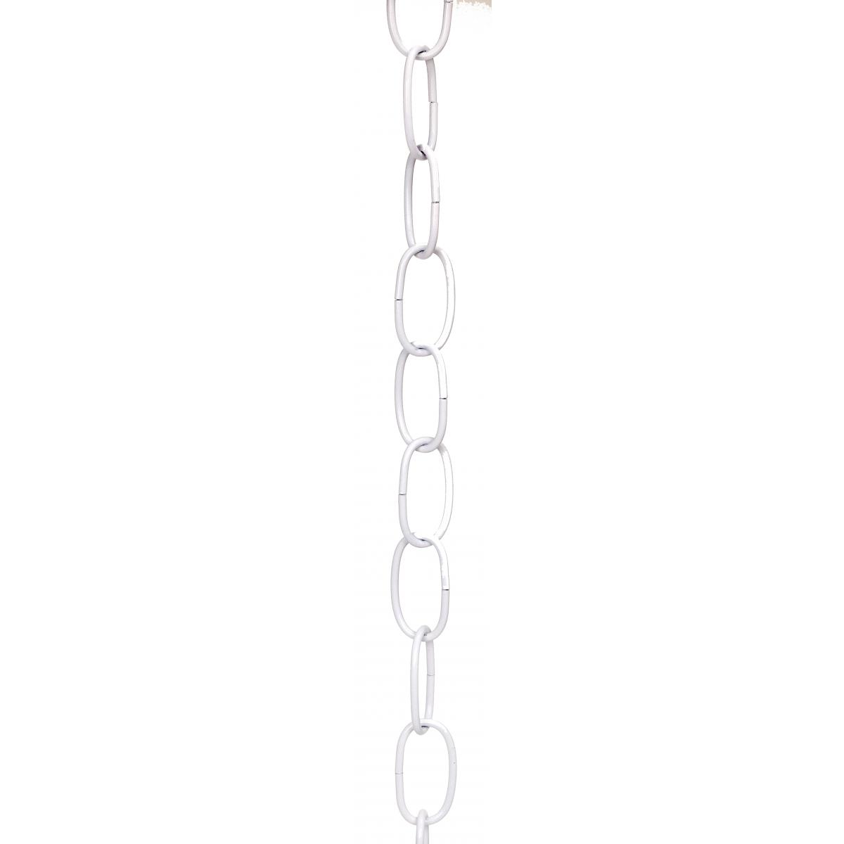 90-670 1YD 11 GAUGE WHT FIN CHAIN
