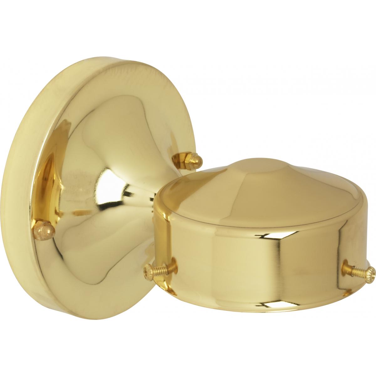 90-708 VAC. BRASS PLATED BRACKET 3 1/