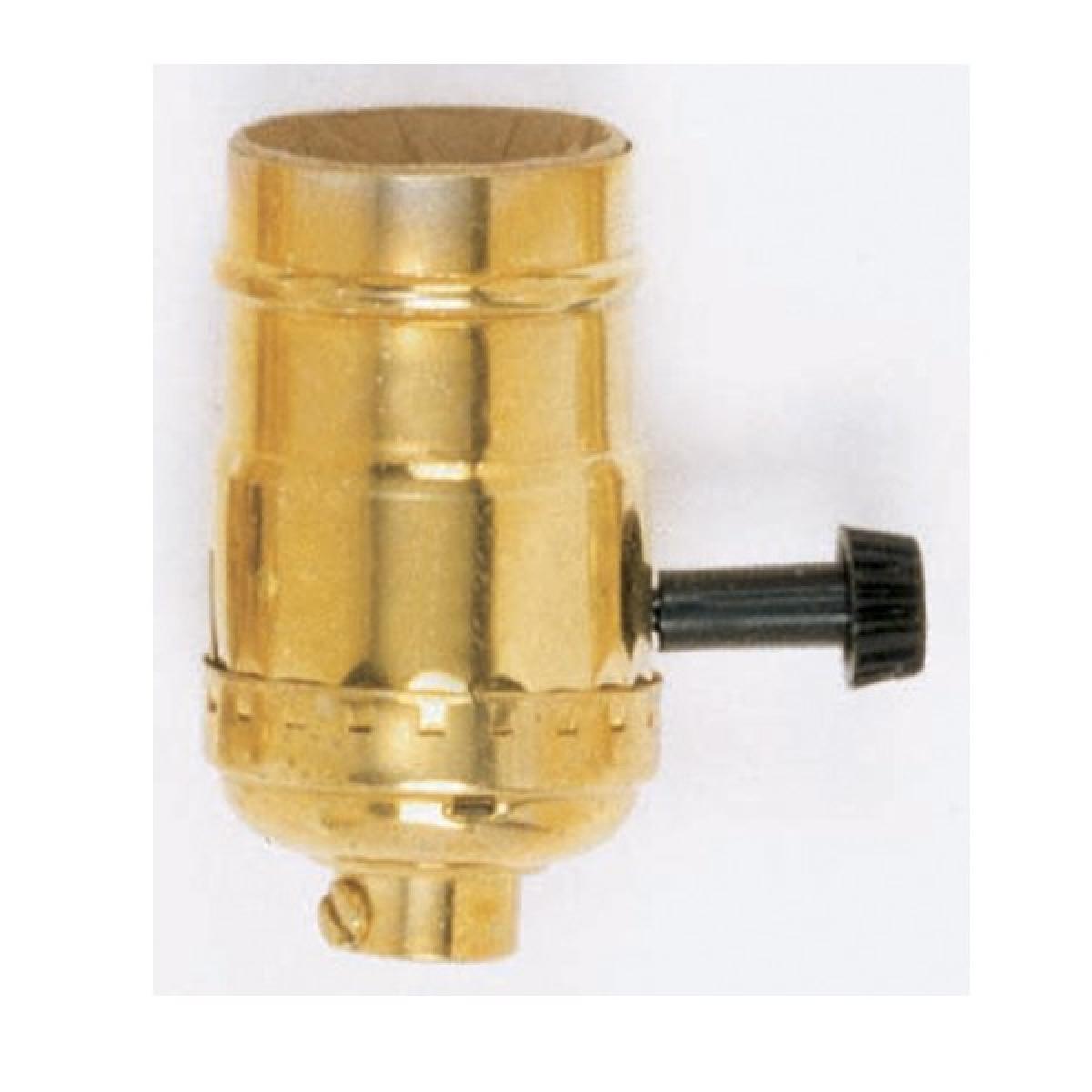 90-868 STAMPED BRASS ON-OFF SOCKET