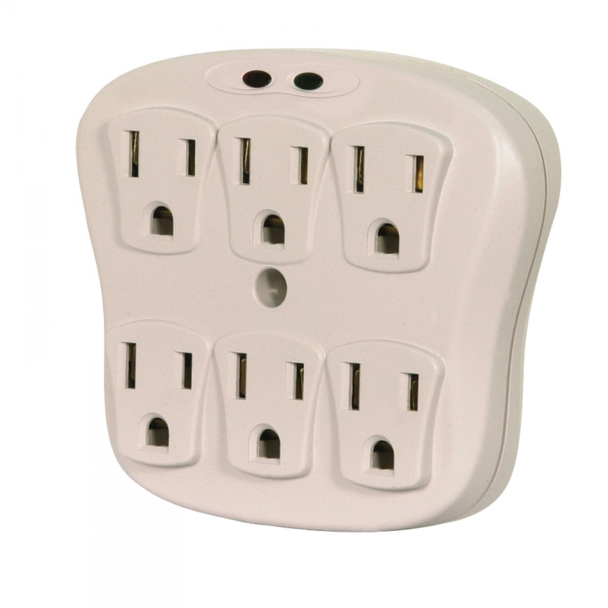 91-223 6 OUTLET PLUG IN SURGE PROTECT
