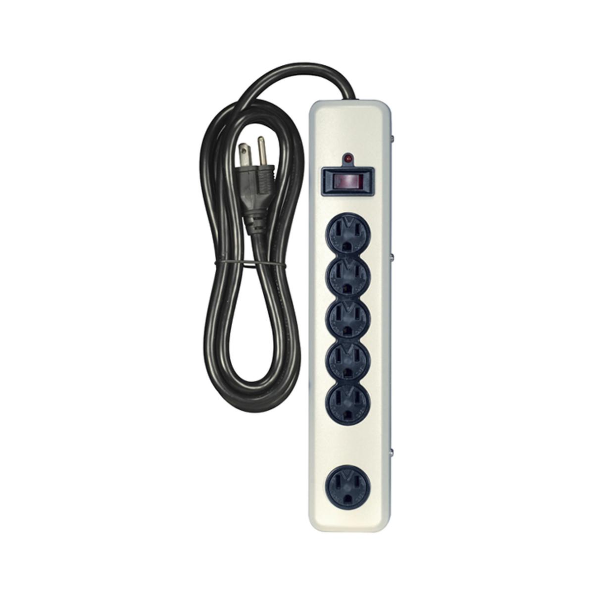 91-235 BEIGE 6 OUTLET METAL SURGE