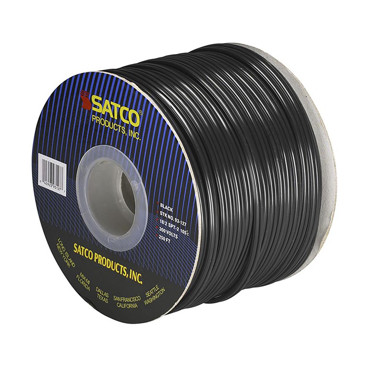 93-127 250' SPOOL 18/2-SPT2 105 BLACK