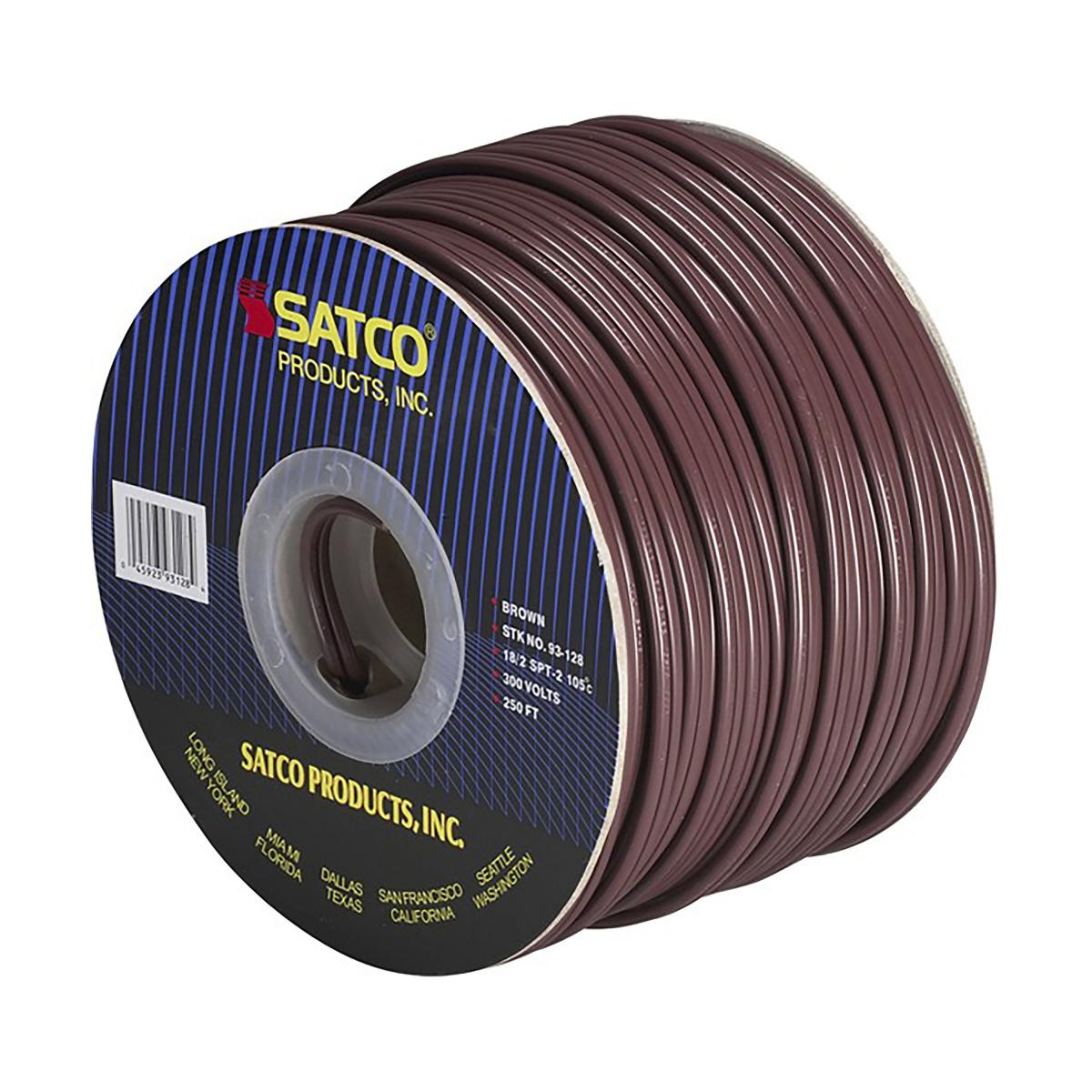 93-128 250' SPOOL 18/2-SPT-2 105 BRO