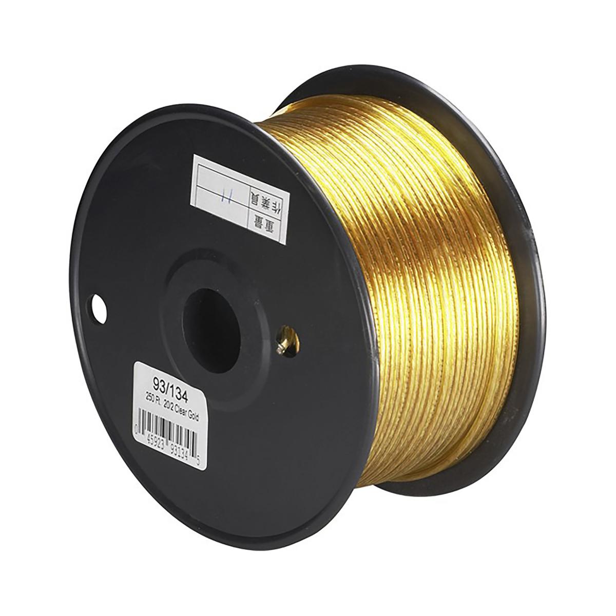 93-134 20/2 CLEAR GOLD WIRE 250 FT.