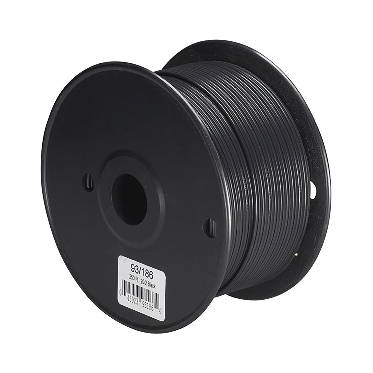 93-186 20/2 BLACK WIRE 250 FT.