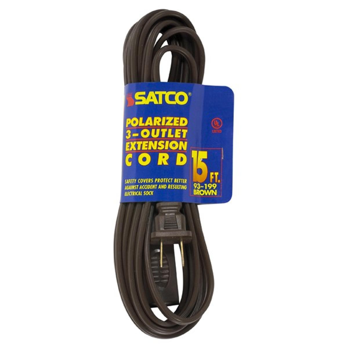 93-199 15' BRN EXTENSION CORD 16/2