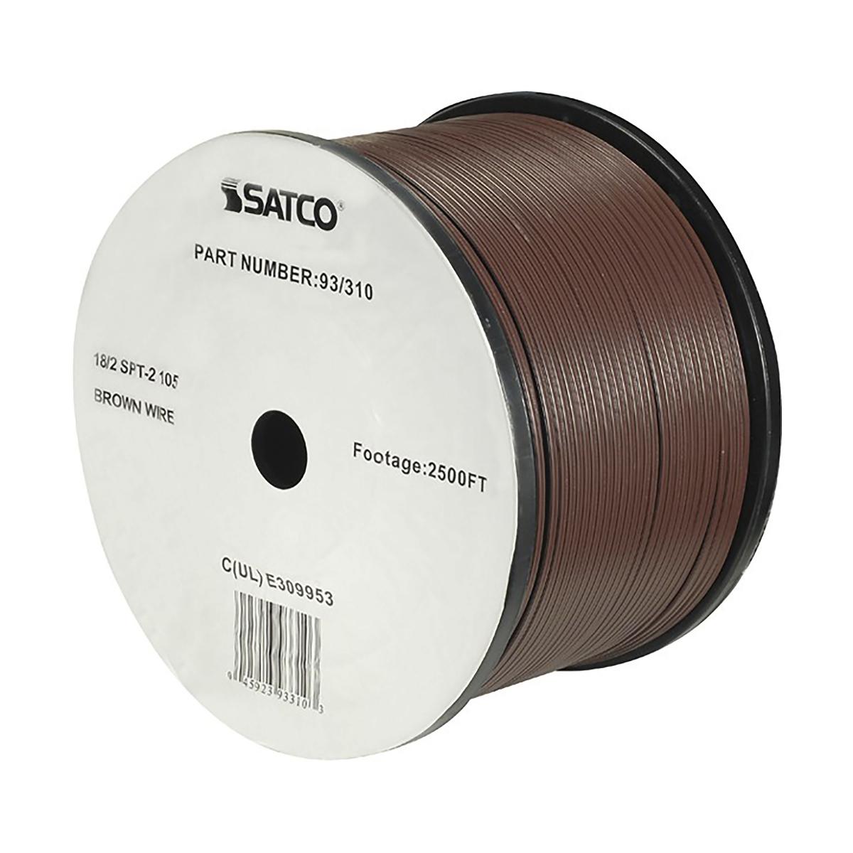 93-310 18/2 SPT-2 BROWN 2500 FT SPOOL