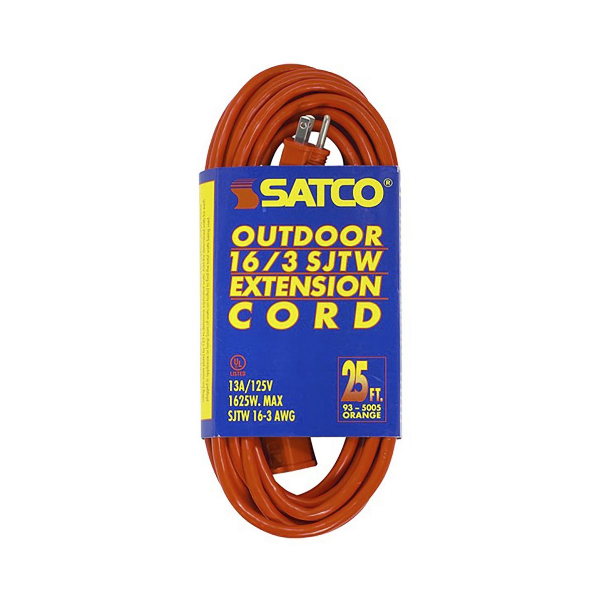 93-5005 25 FT 16-3 SJTW ORANGE CORD