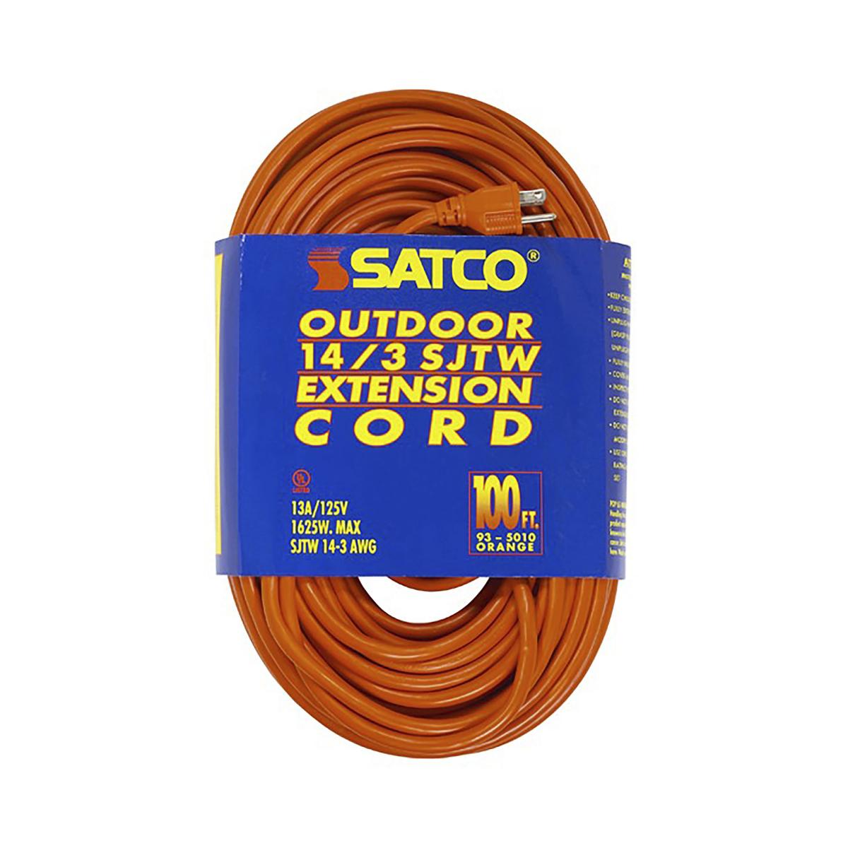 93-5010 100 FT 14-3 SJTW 0RANGE CORDS