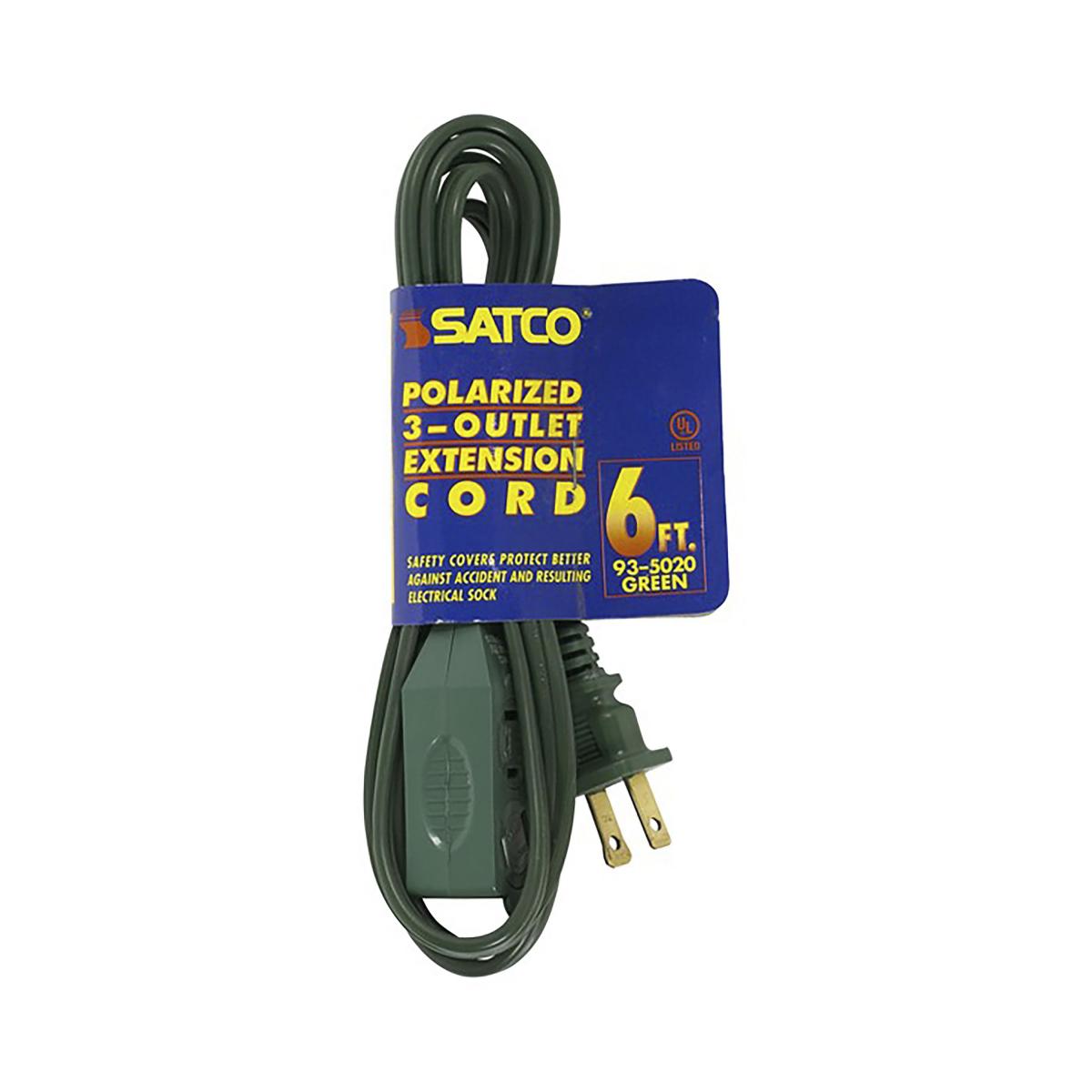 93-5020 6 FT GREEN EXTENSION CORD 16/2