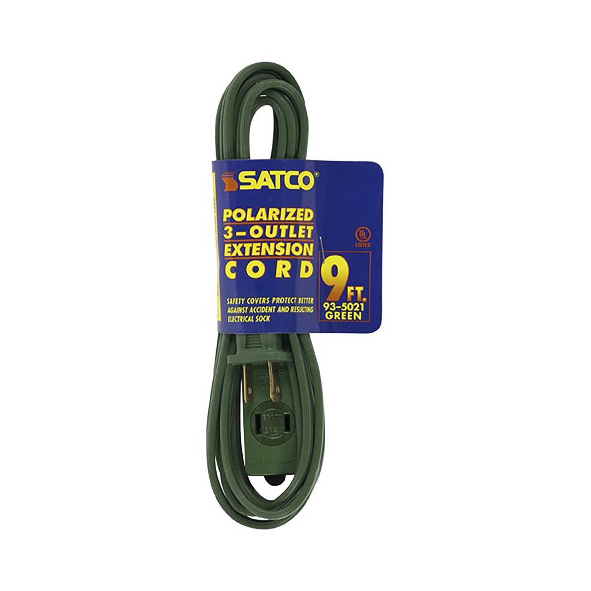93-5021 9FT GREEN EXTENSION CORD 16/2