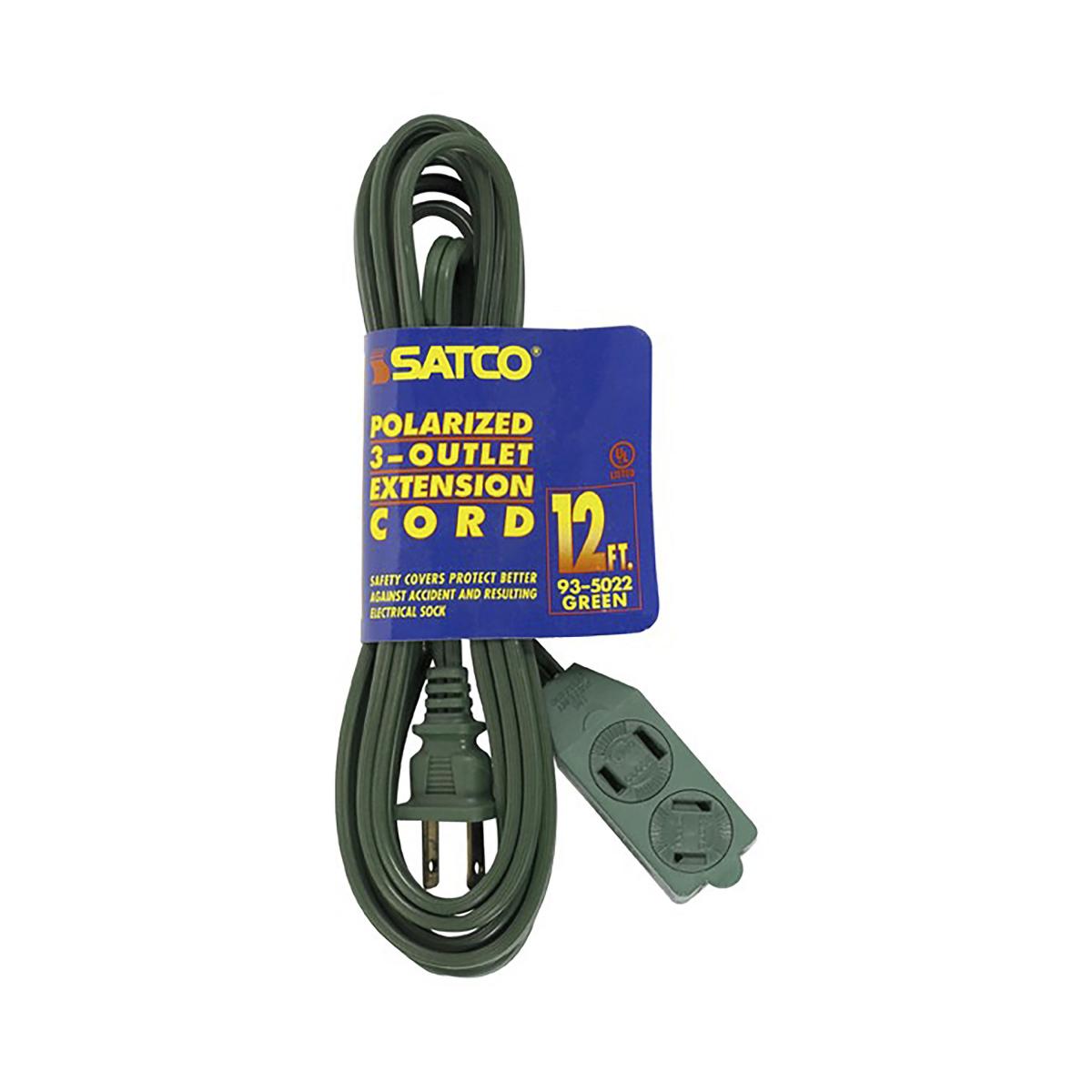 93-5022 12FT GREEN EXTENSION CORD 16/2