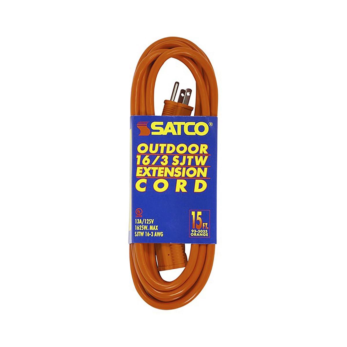 93-5035 15 FT 16-3 SJTW ORANGE OUTDOOR