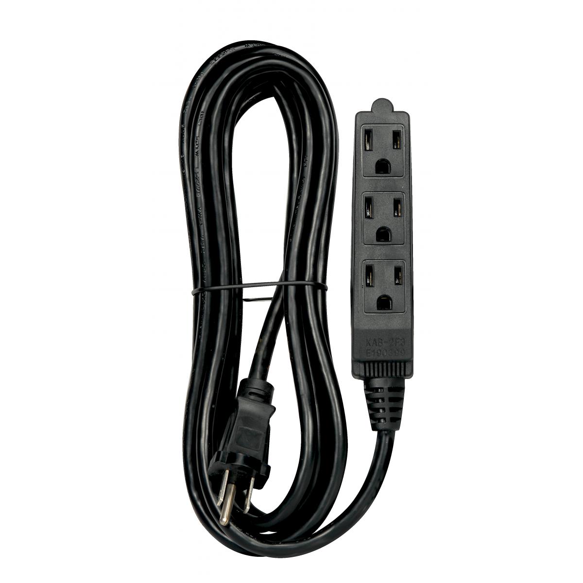 93-5056 BLACK 12 FT 16/3 SJT EXTENSION