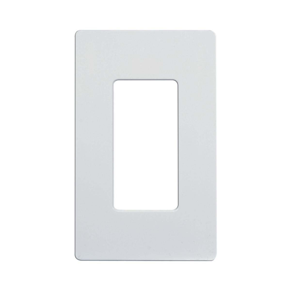 96-121 CLARO SINGLE GANG WALLPLATE WH