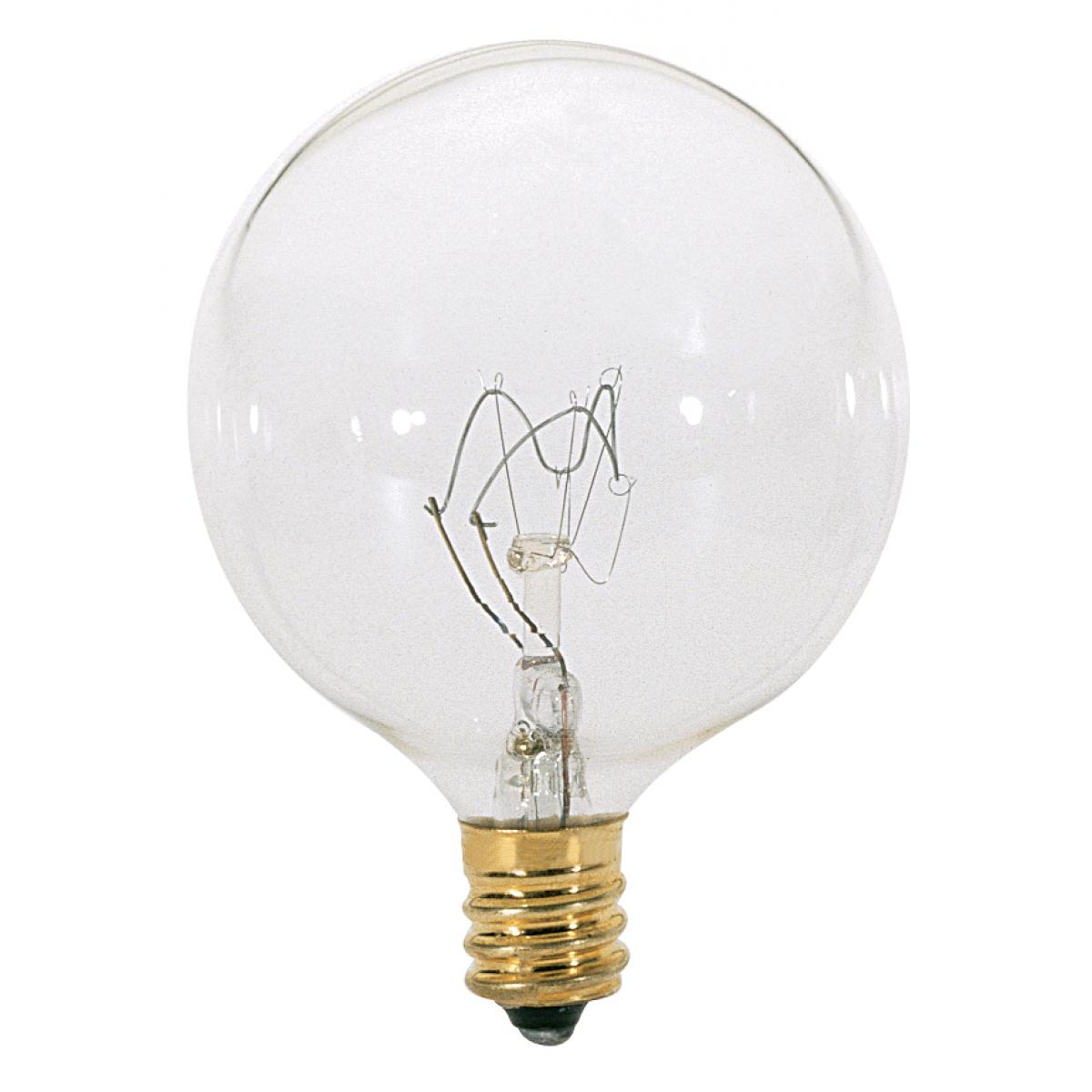 A3923 40W G16 1/2 2RD CAND CLR 130V