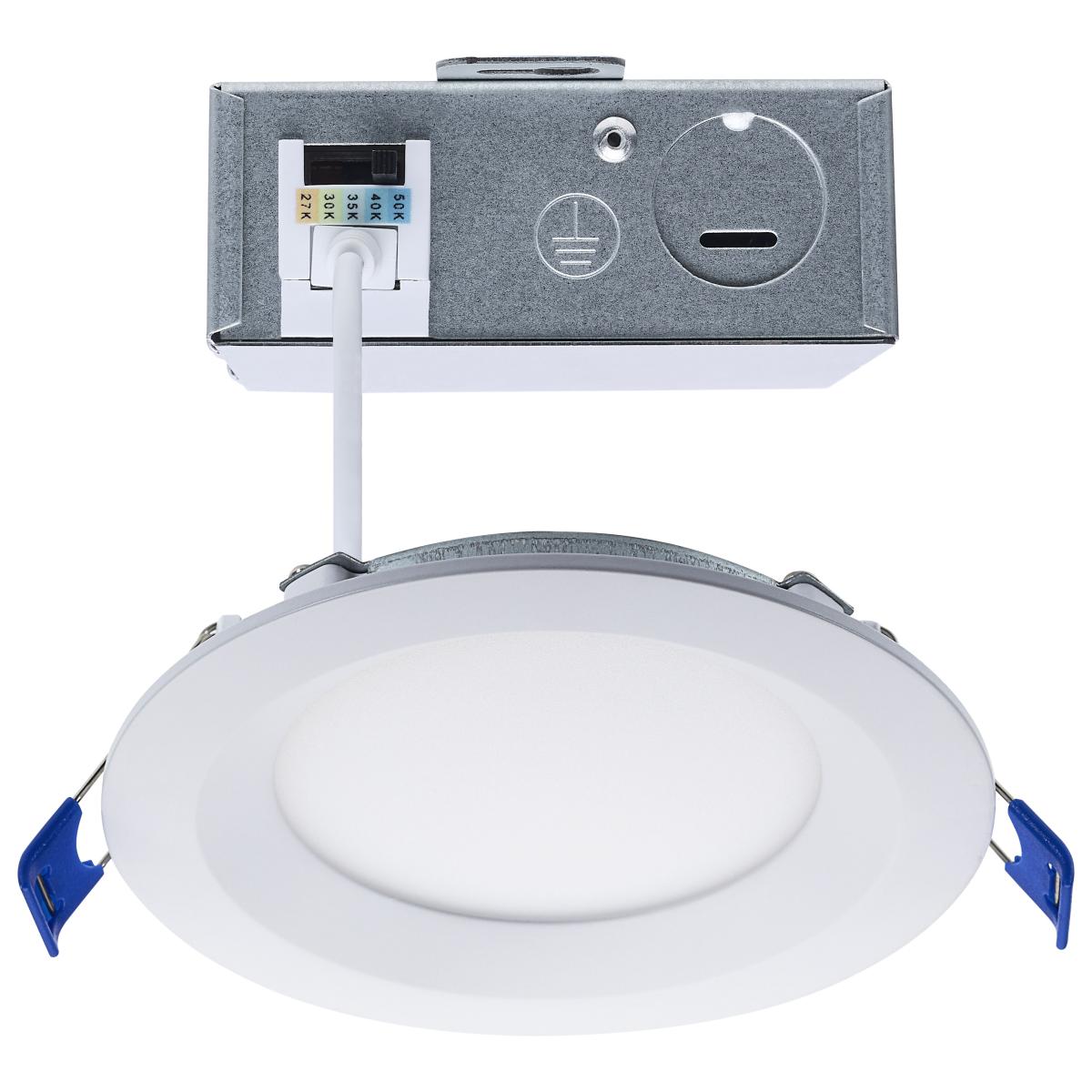 S11870R1 10WLED/DW/4/CCT-SEL/RND/RD/WH