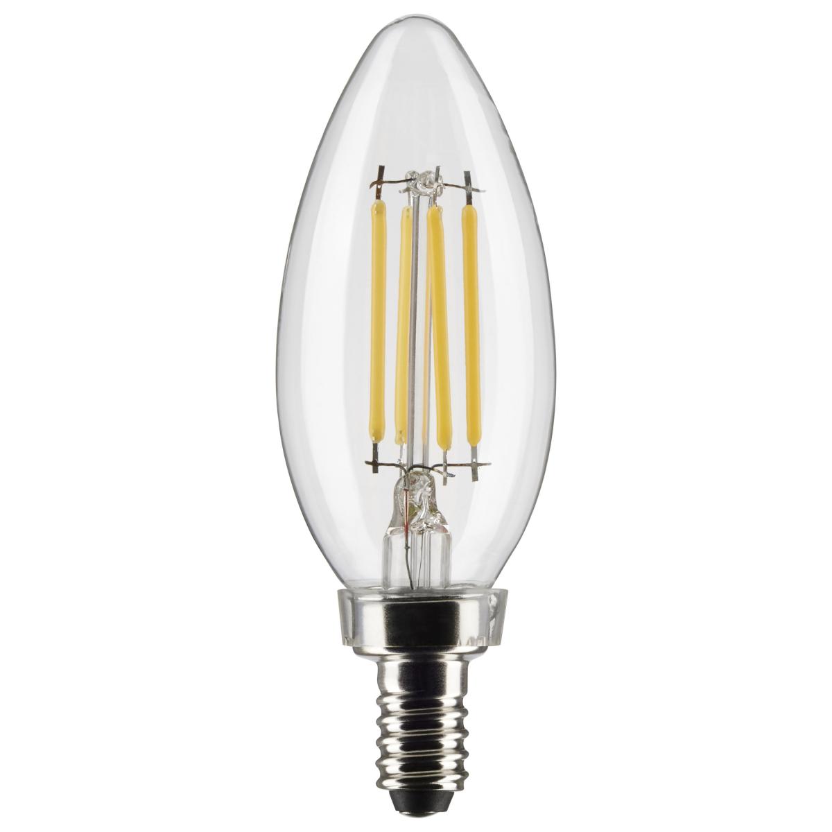 BES-27526 - Lampadine e Adattatori - beselettronica - Lampadina led E27  irregolare 4W vintage filamento vetro ambrato luce calda 03