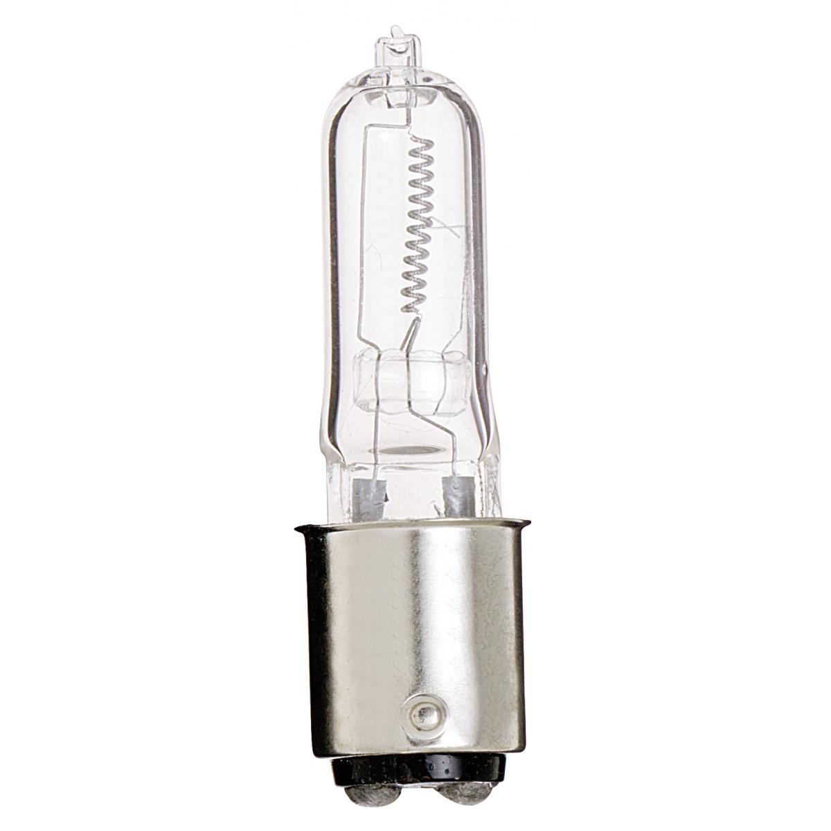 Satco S3135 Satco 150T3Q/CL 150 Watt 120 Volt T3 R7S Base 78mm J-Type  (short) Clear Double Ended Quartz Halogen Light Bulb