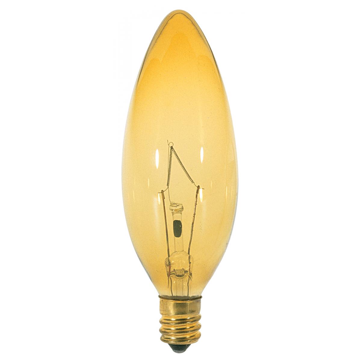 S3819 60W TORP CAND TRANS AMBER