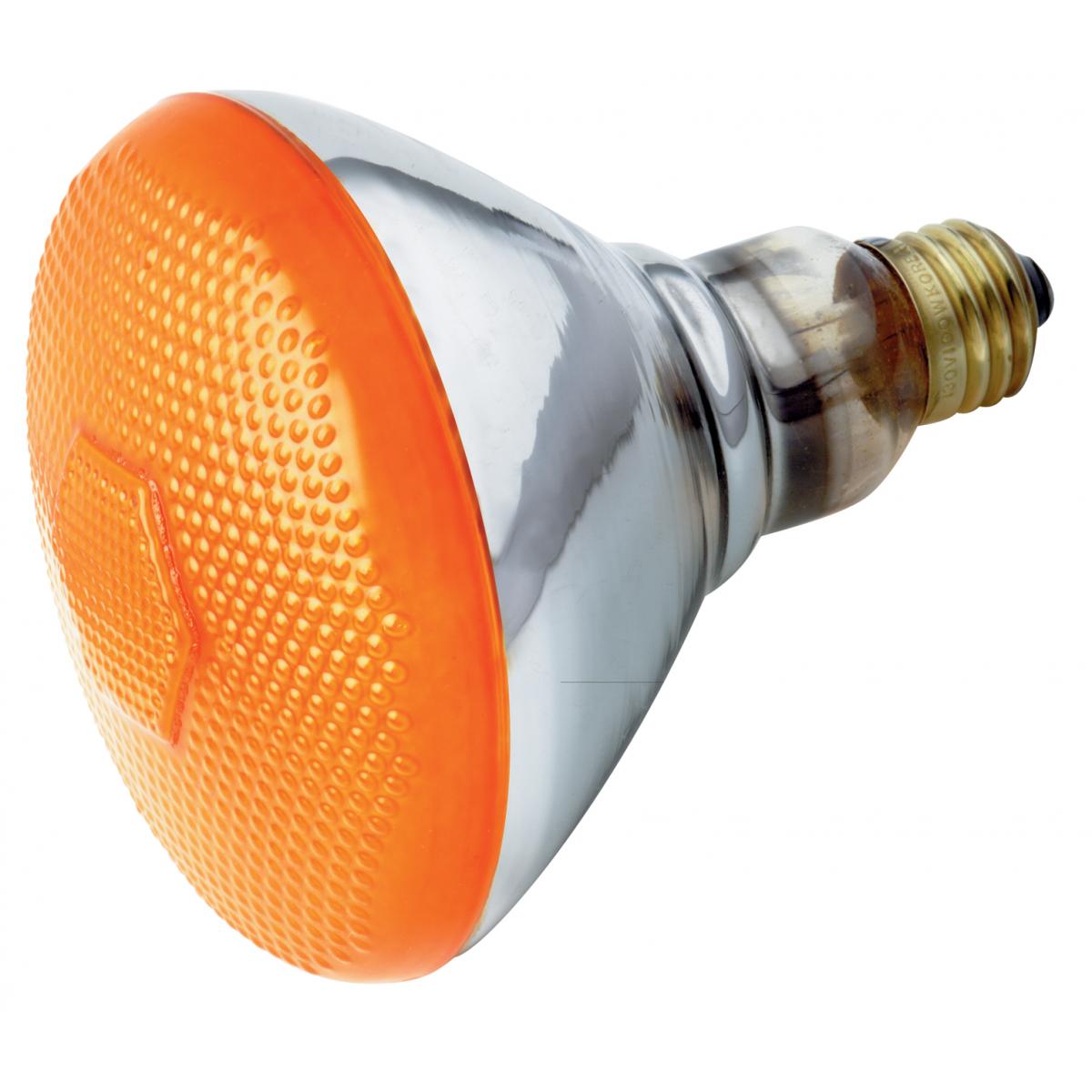 S4425 100W BR-38 AMBER 120V.