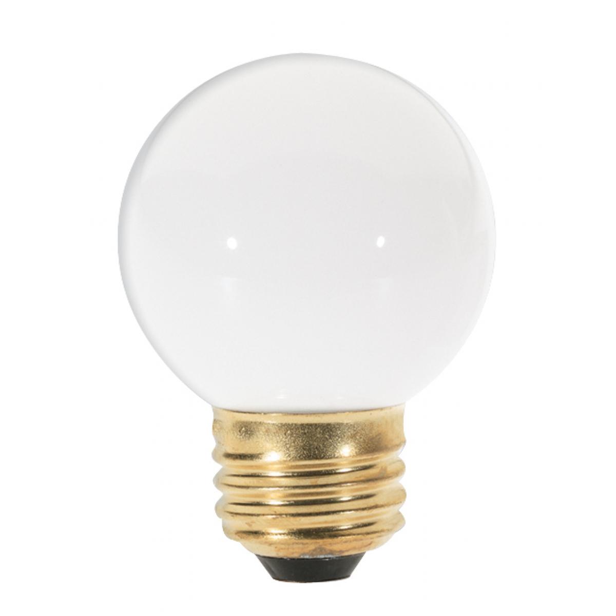 S4541 25W G16 1/2 WHITE MED. BASE