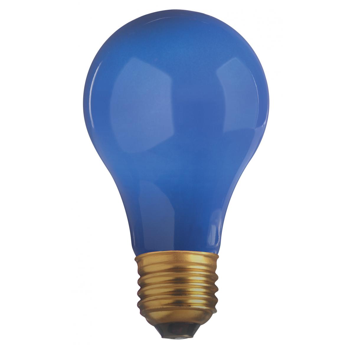 S6092 25W A19 CERAMIC BLUE 130V