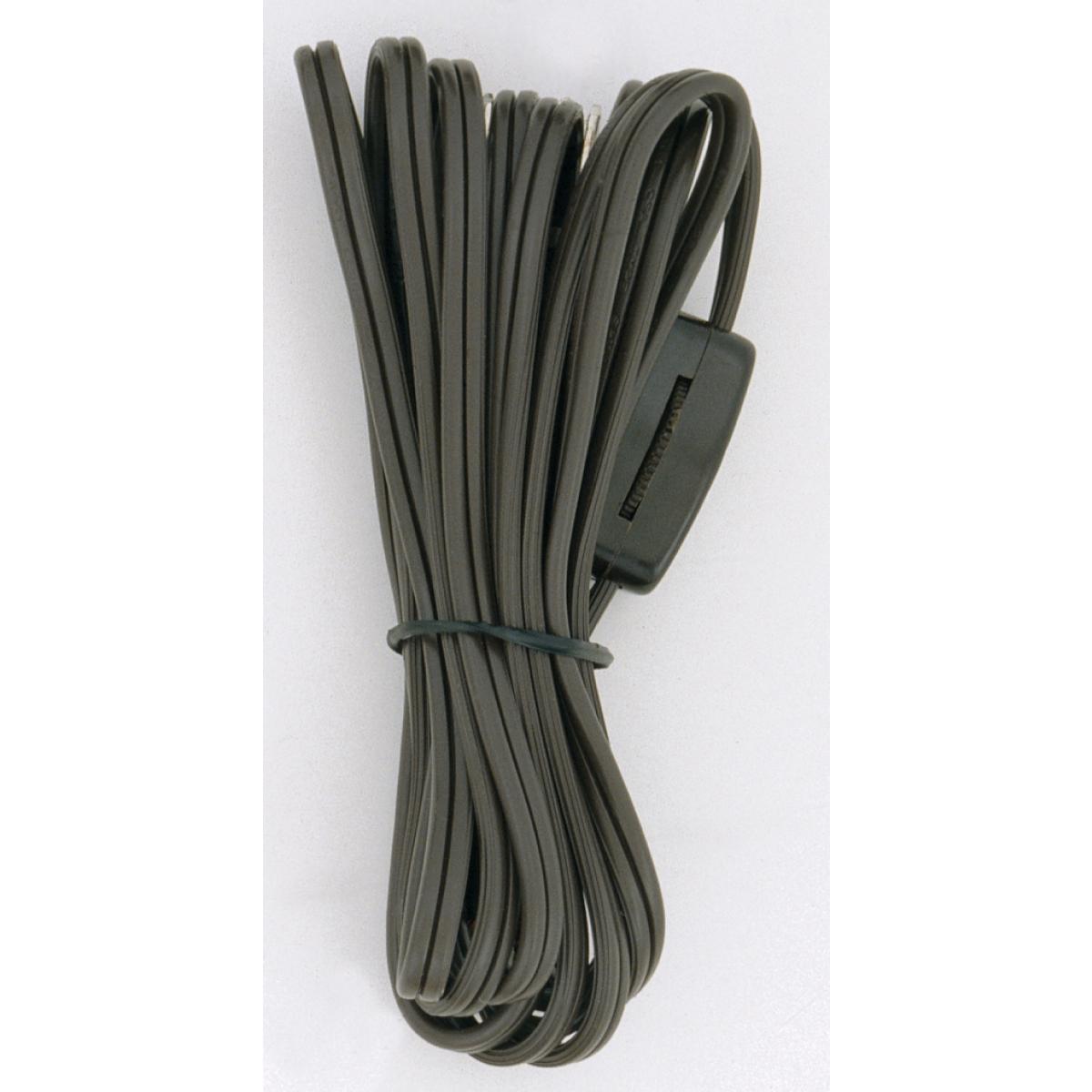 S70-107 8'BROWN CORD,SWITCH,PLUG