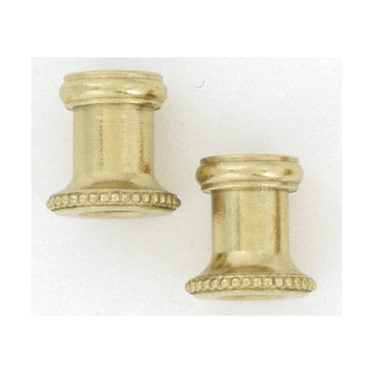 S70-174 2 BR THRD KNURLED NECKS
