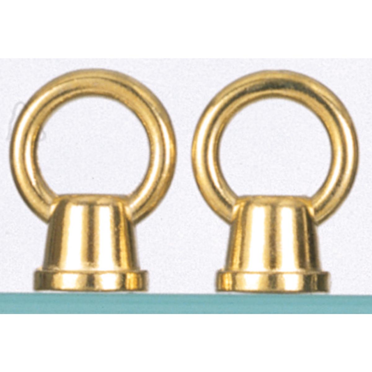 S70-255 2 BRASS FIN FEMALE LOOPS