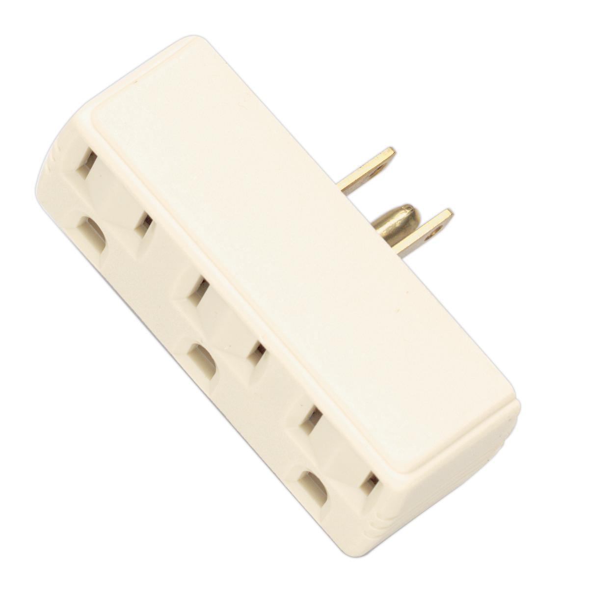 S70-546 IVORY TRIPLE TAP ADAPTER