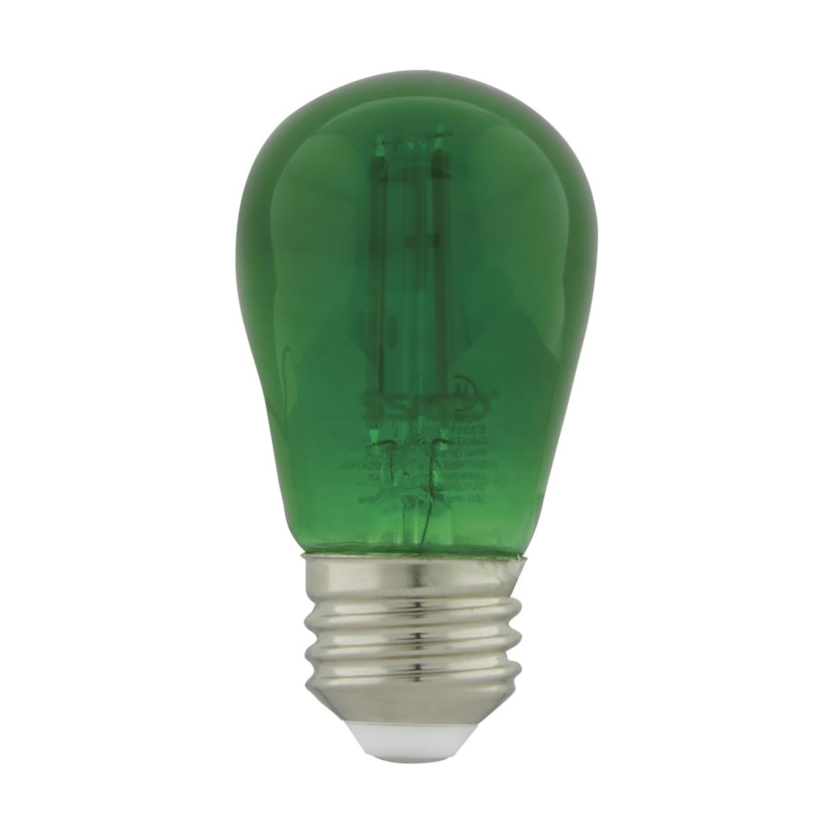 S8024 1W/LED/S14/GREEN/120V/ND/4PK